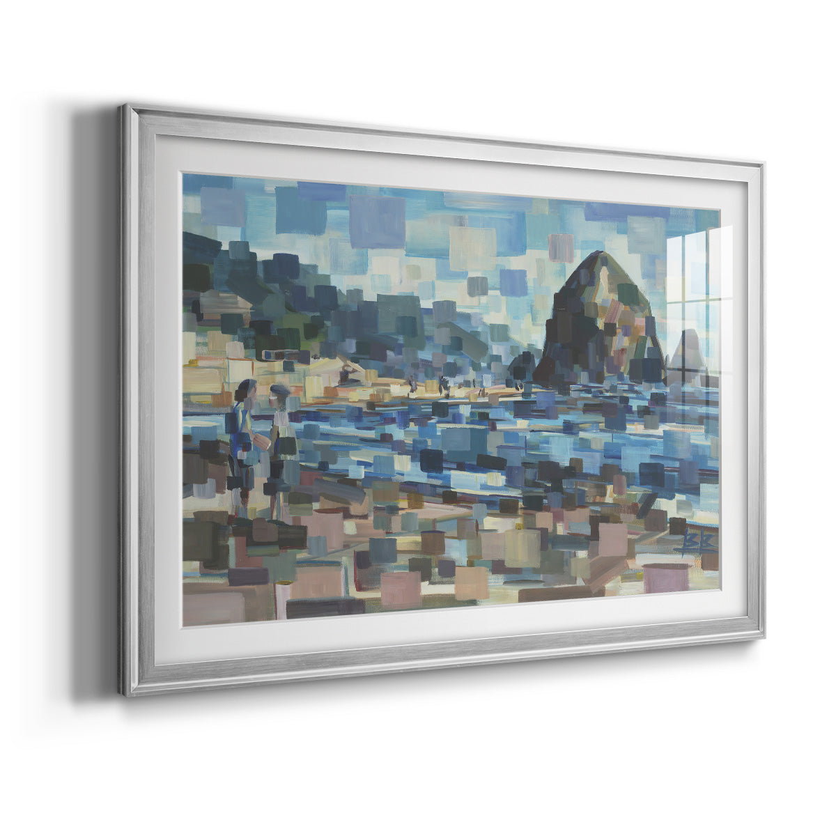 Evening in Cannon Beach - Modern Framed Art Print