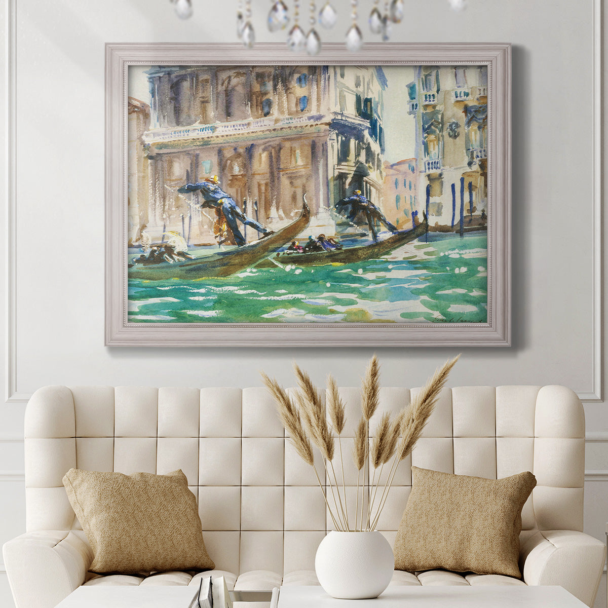 View of Venice, 1906 - Ornate Framed Canvas Print