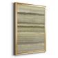 Lines in Neutral II - Modern Framed Canvas Print