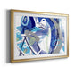 Blue Flow Premium Framed Print - Ready to Hang