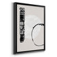 Zen Shapes I - Modern Framed Canvas Print