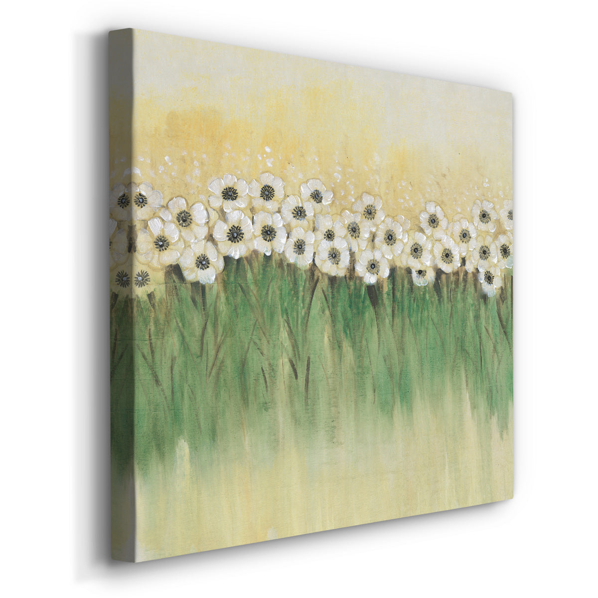 Rows of Flowers I - Canvas Art Print