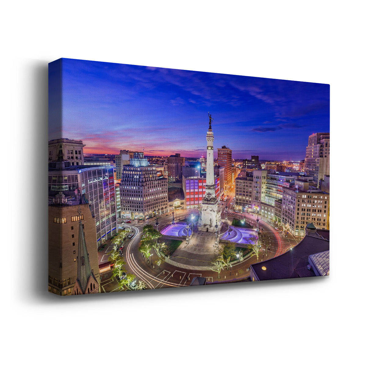 Indianapolis, Indiana Skyline - Canvas Art Print