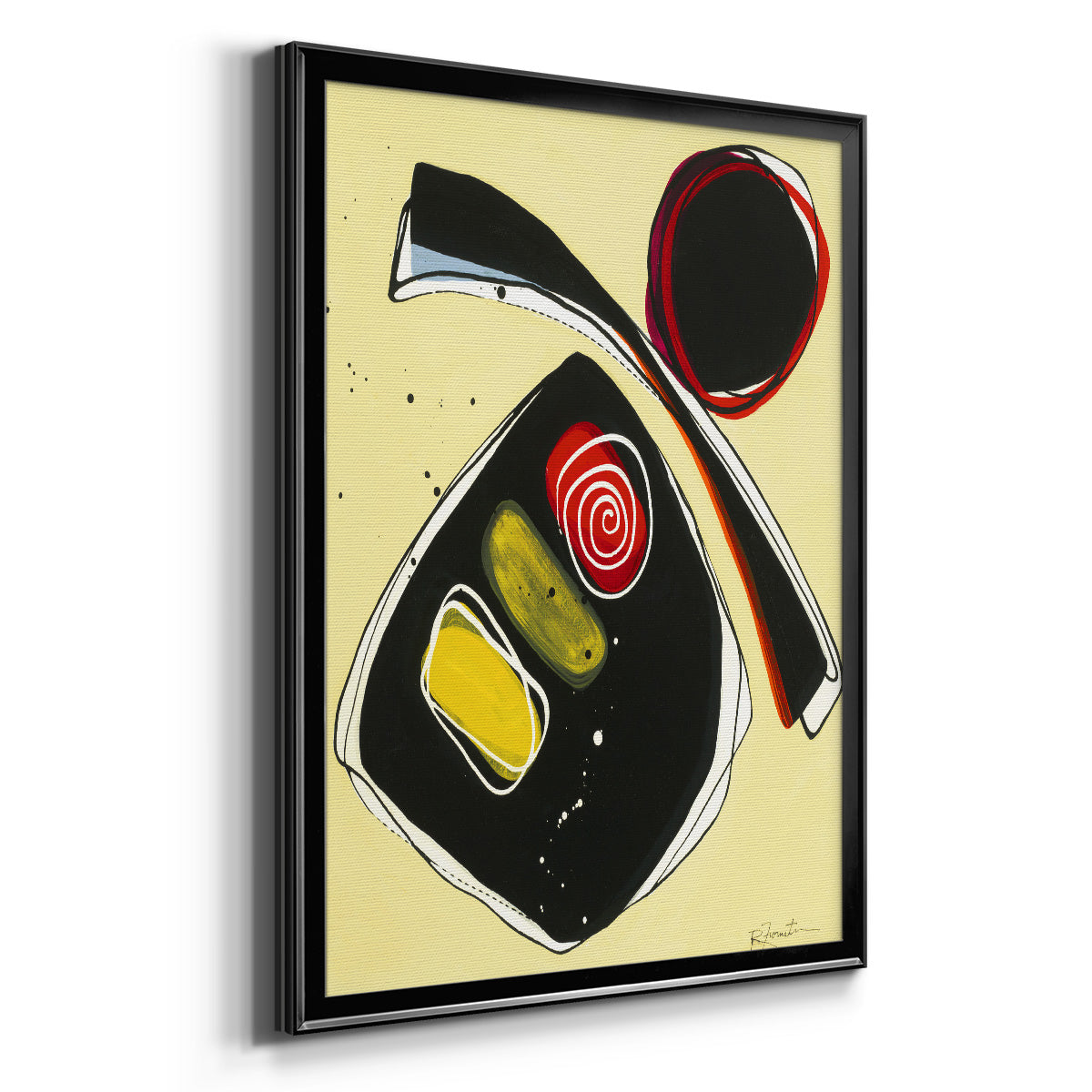 Wanna Play? III - Modern Framed Canvas Print