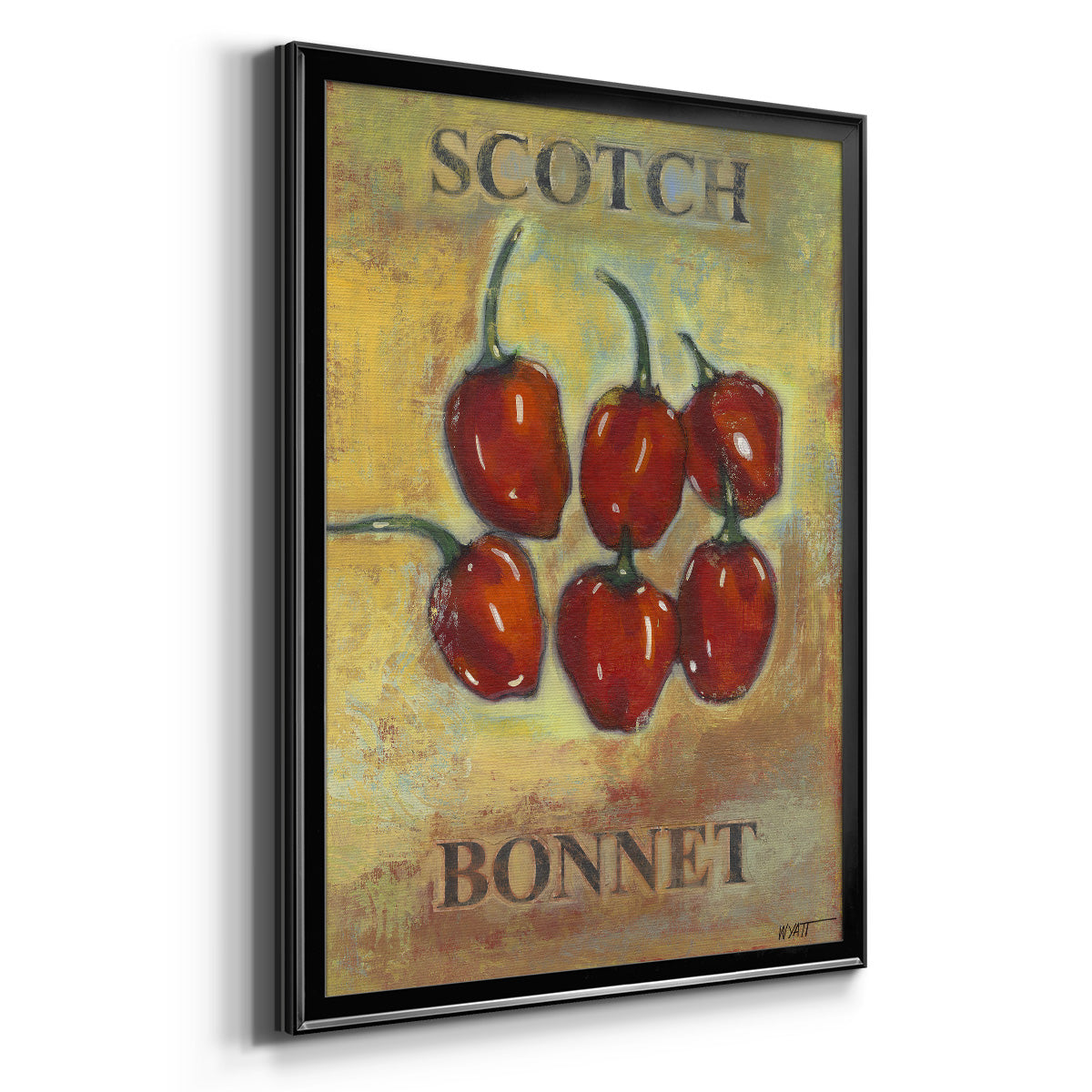 Scotch Bonnet - Modern Framed Canvas Print
