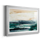 Sea Foam Flow II Premium Framed Print - Ready to Hang