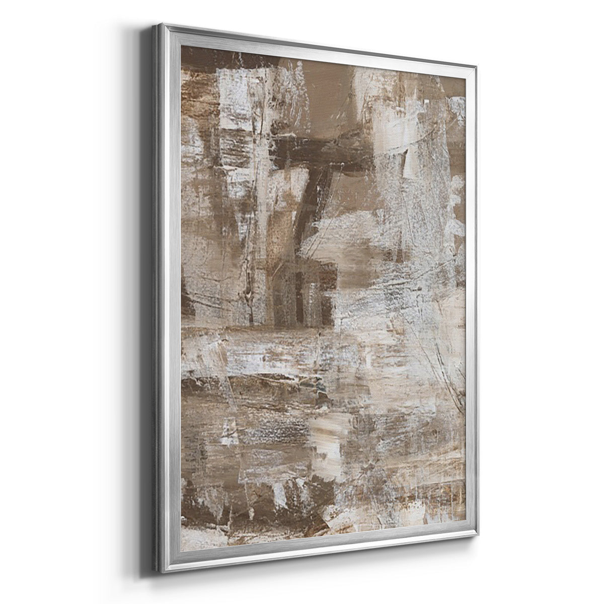 Bronzed II - Modern Framed Canvas Print
