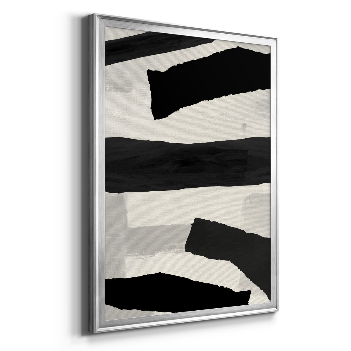 Mountain Paths I - Modern Framed Canvas Print
