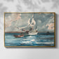 Sloop, Nassau, 1899 - Floater Framed Canvas Print