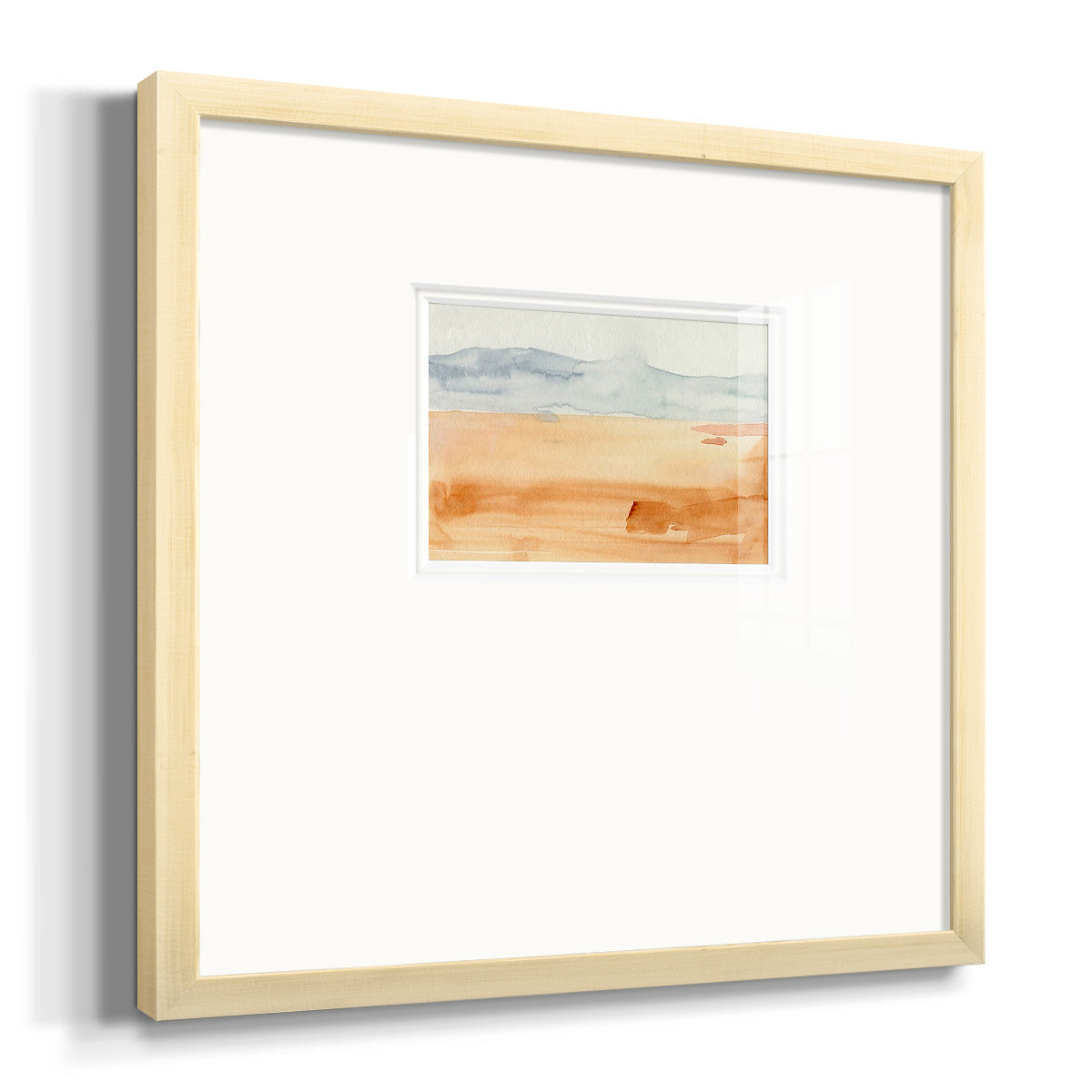 Ash Blue Horizon II Premium Framed Print Double Matboard