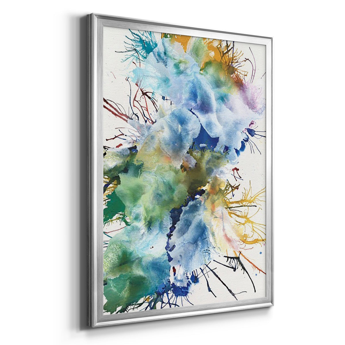 Like An Iris I - Modern Framed Canvas Print