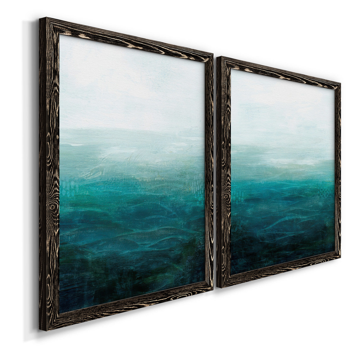 Drifting Sea I - Premium Framed Canvas 2 Piece Set - Ready to Hang