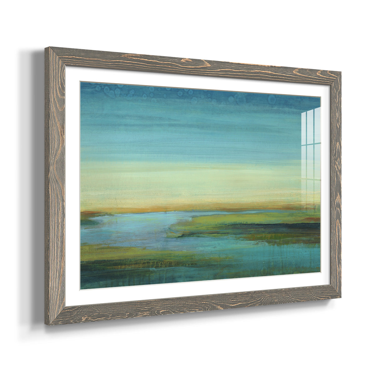 The Flow - Barnwood Framed Art Print