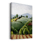 Tuscan Valley Sketch I Premium Gallery Wrapped Canvas - Ready to Hang