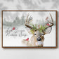 Holiday Deer Collection A - Floater Framed Canvas Print
