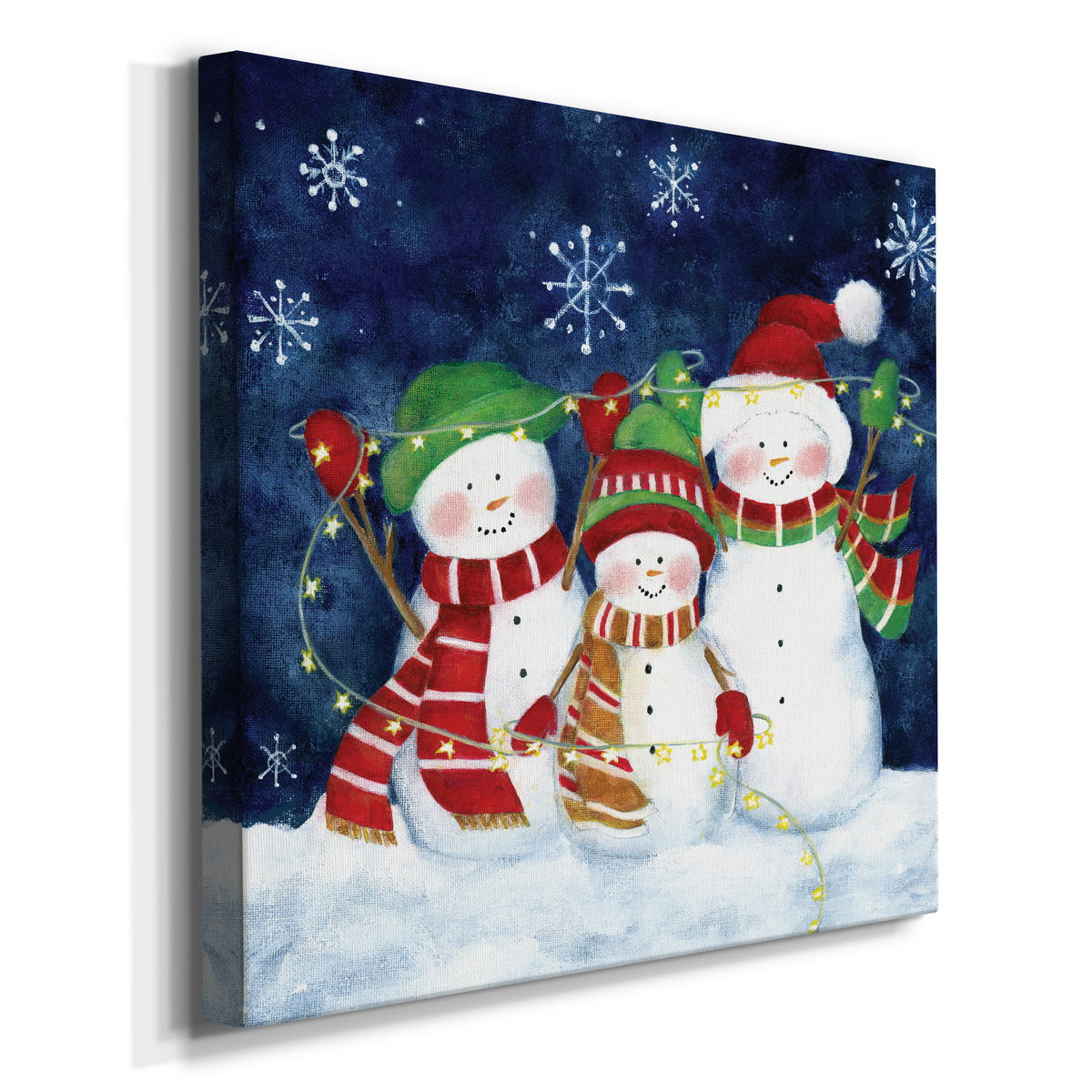 Festive Lights II-Premium Gallery Wrapped Canvas - Ready to Hang