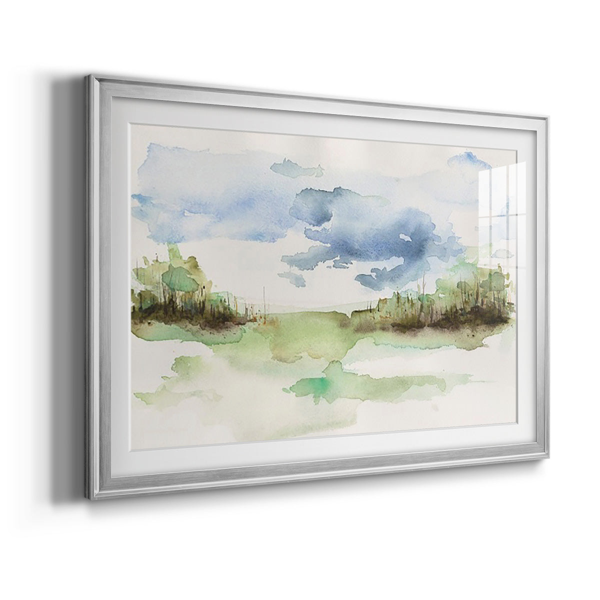 Brush Thickets I - Modern Framed Art Print