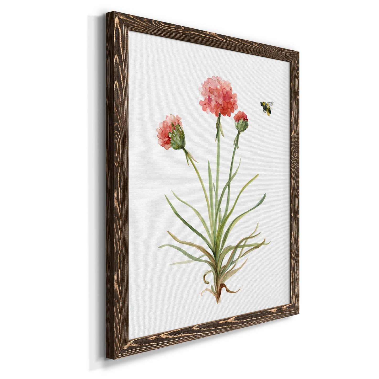 Wildflower Botanical III - Barnwood Framed Canvas Print