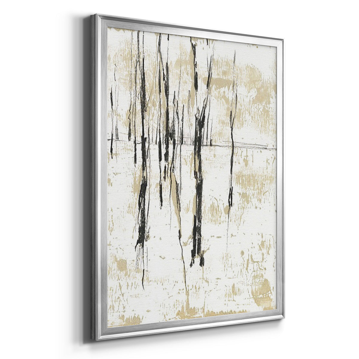 Gilded Forest I - Modern Framed Canvas Print