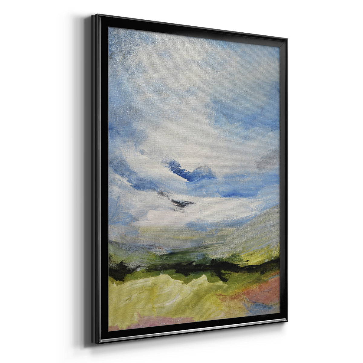 Around The Clouds IV - Modern Framed Canvas Print