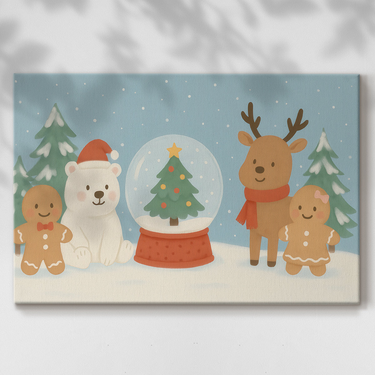 Pearled Night Promise - Canvas Art Print