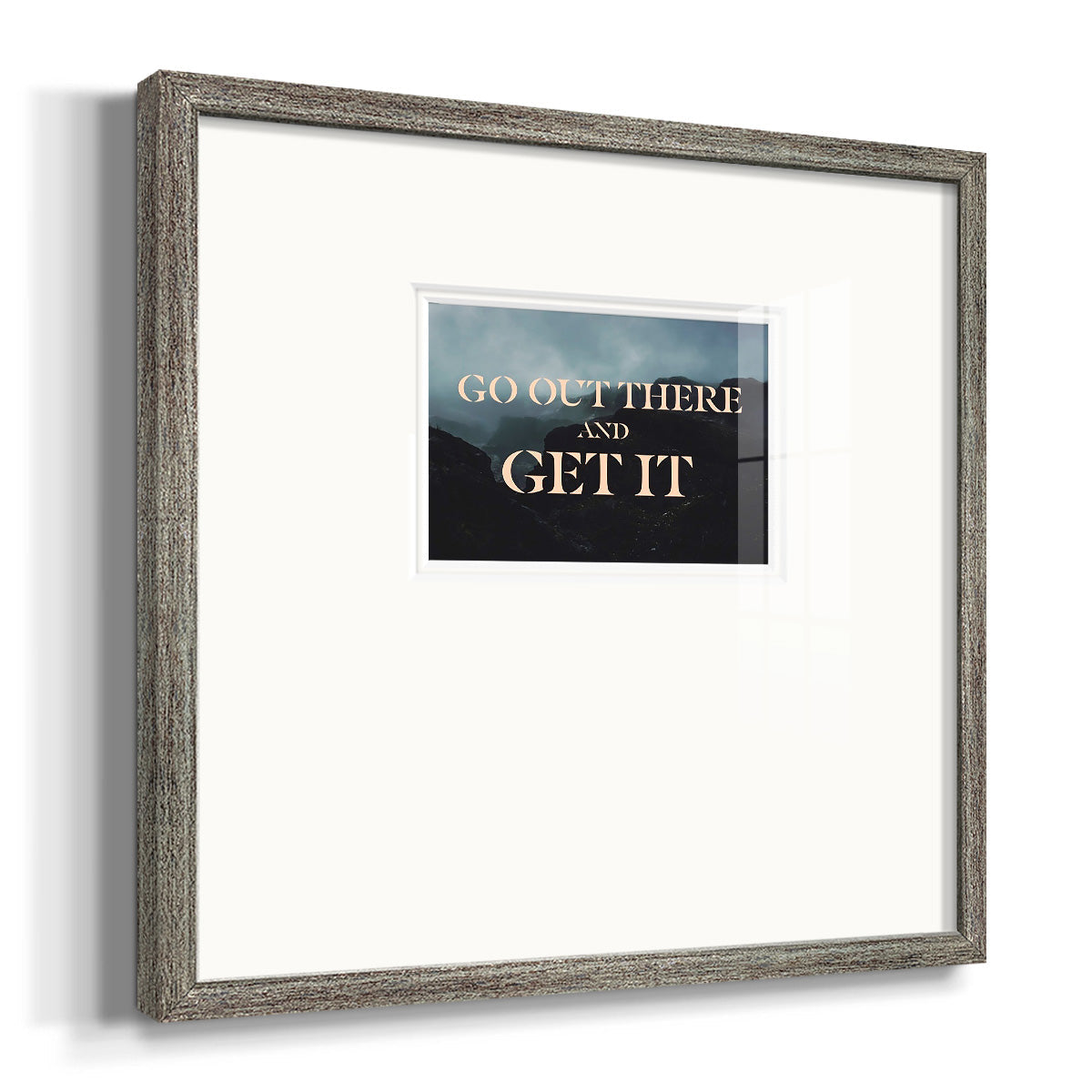 BroInspo V Premium Framed Print Double Matboard