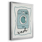Wash - Modern Framed Canvas Print