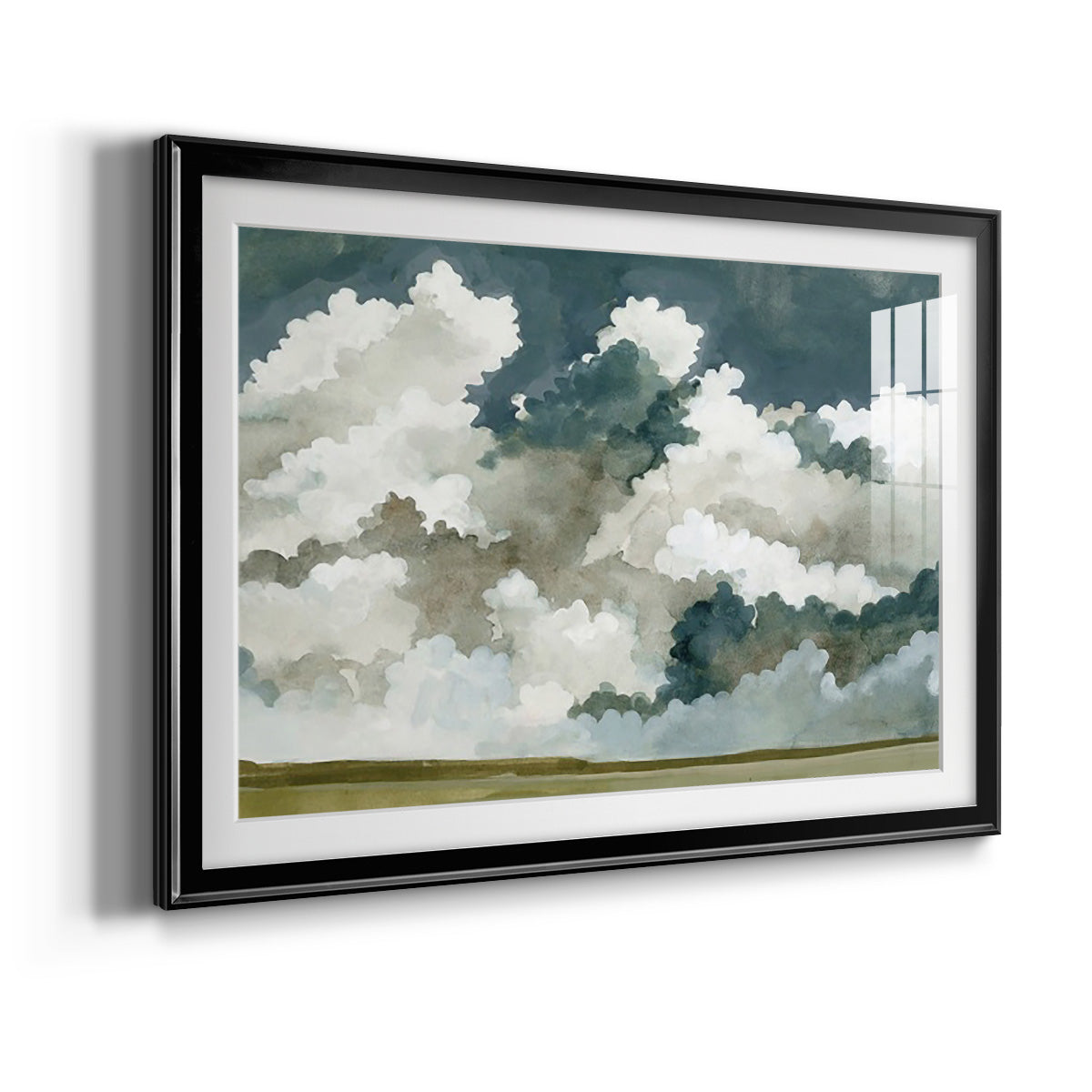 Vast Neutral Sky III - Modern Framed Art Print