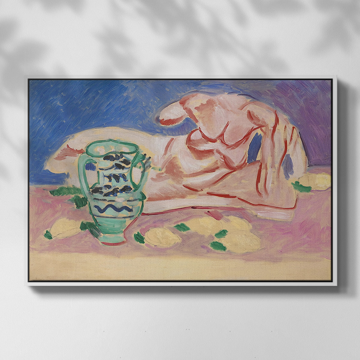 Ilyssus from the Parthenon, 1908 - Floater Framed Canvas Print
