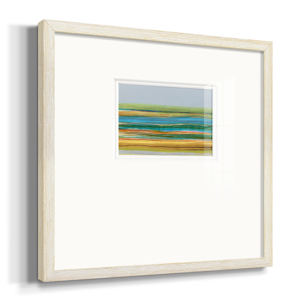 Parallel Striae II Premium Framed Print Double Matboard