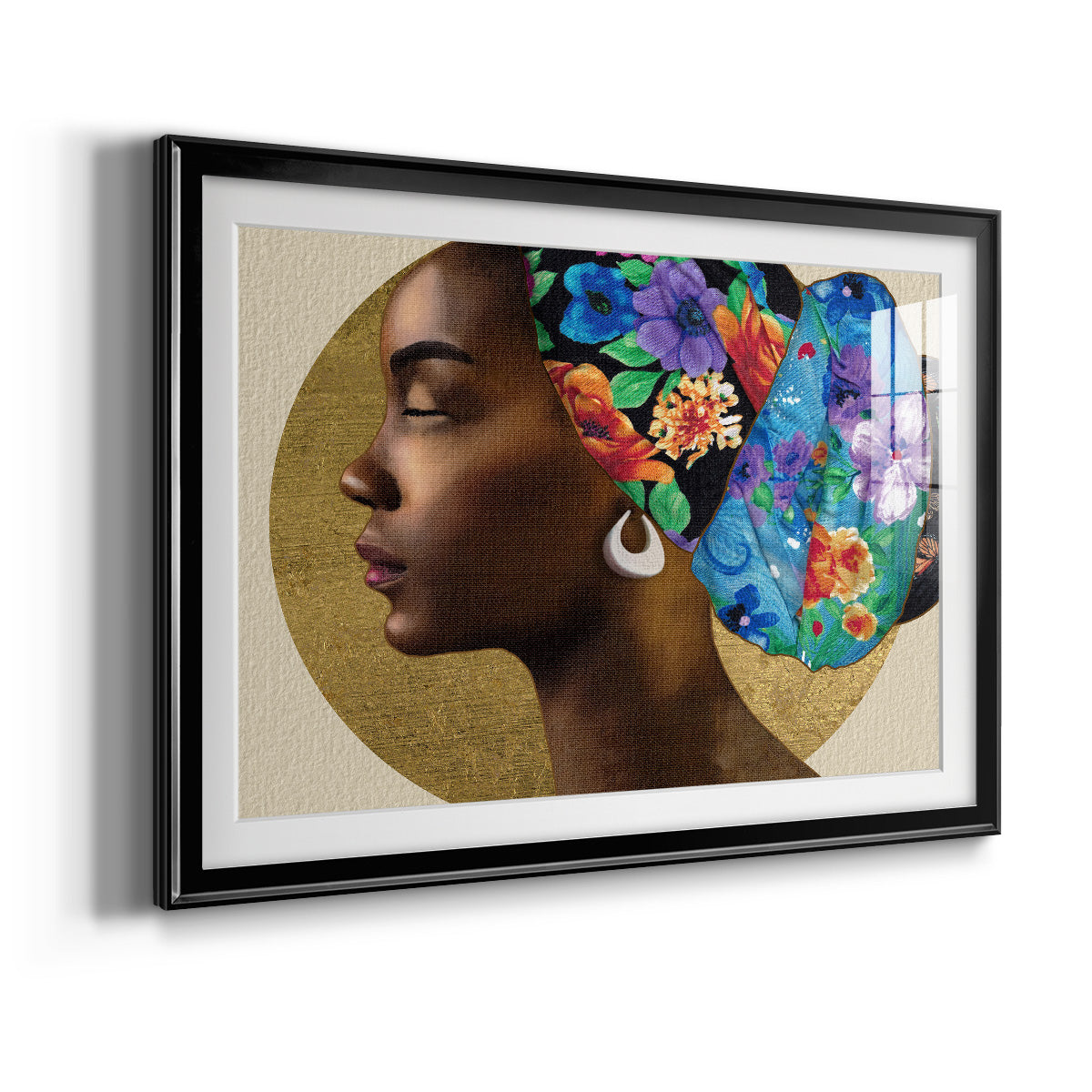 Golden Lady II Premium Framed Print - Ready to Hang