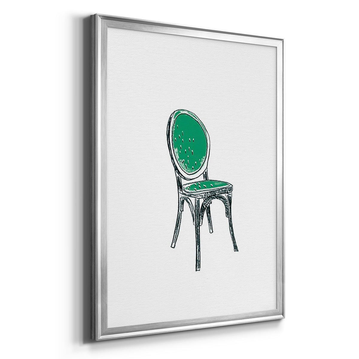 Take a Seat VIII - Modern Framed Canvas Print