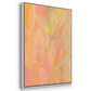 Peach Bliss I - Framed Premium Gallery Wrapped Canvas L Frame 3 Piece Set - Ready to Hang