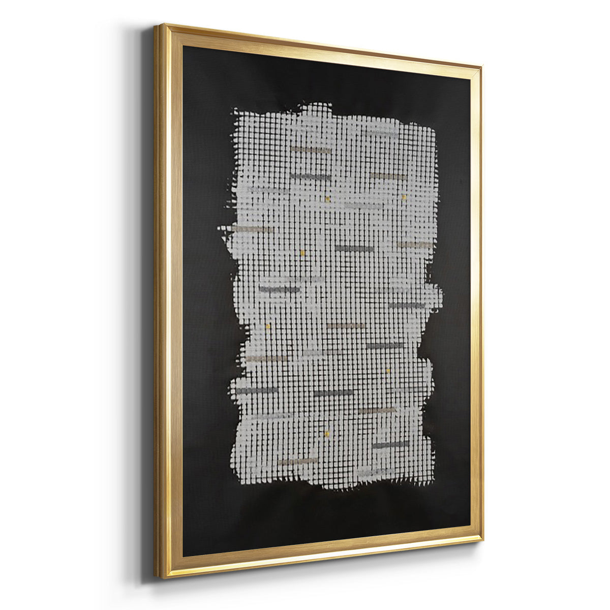 Bits & Bytes I - Modern Framed Canvas Print