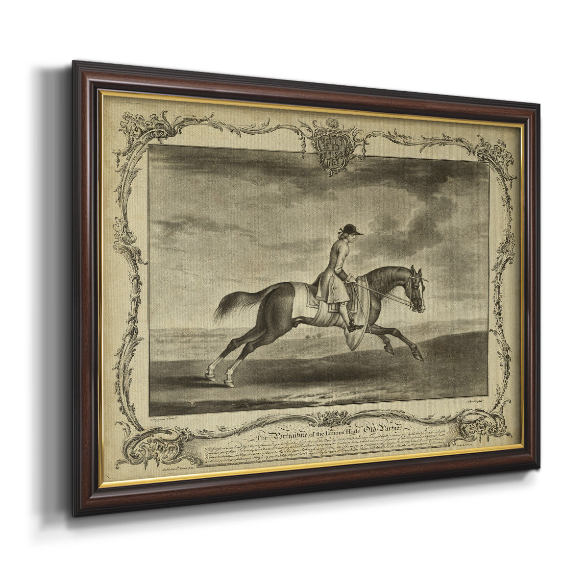 Distinguished Horses I Premium Framed Canvas- Ready to Hang