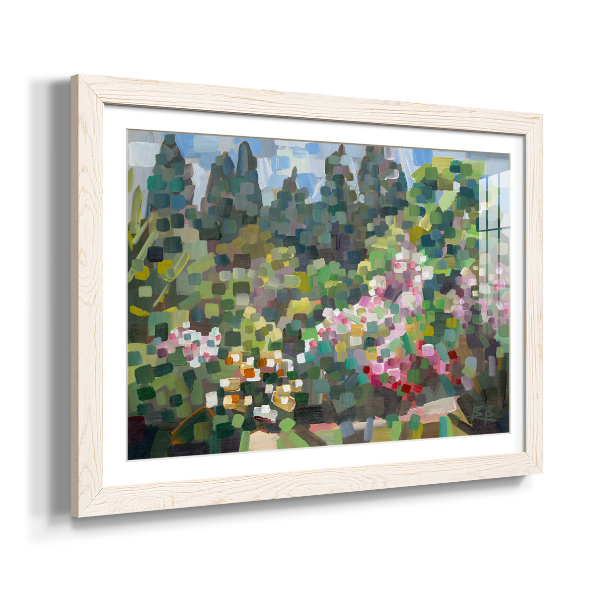 Arboretum in Spring-Premium Framed Print - Ready to Hang