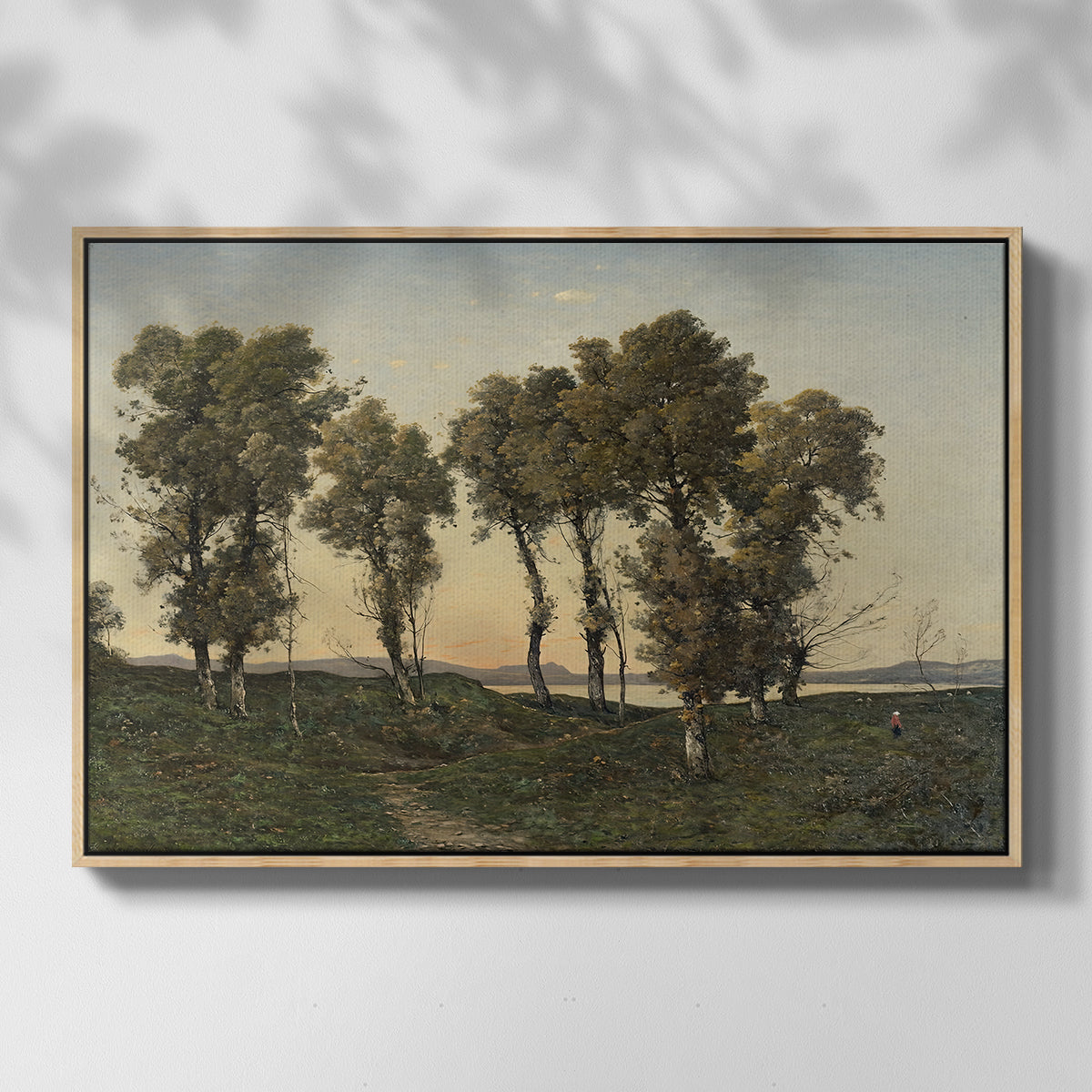 Autumn Evening, 1894 - Floater Framed Canvas Print