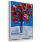 Poppies - Framed Premium Gallery Wrapped Canvas L Frame - Ready to Hang