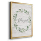 Blessed Wreath - Modern Framed Canvas Print