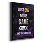 Gamer at Play II - Modern Framed Canvas Print