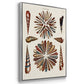 Spiral Shell Formation I - Framed Premium Gallery Wrapped Canvas L Frame 3 Piece Set - Ready to Hang