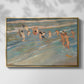 Children Playing on the Beach in Valencia, c. 1908 - Floater Framed Canvas Print