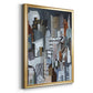 Western Metropolis - Modern Framed Canvas Print