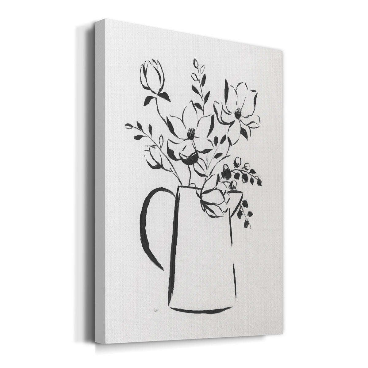 Sketchy Bouquet I - Canvas Art Print