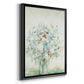 Textured Bouquet - Modern Framed Canvas Print