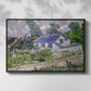 Houses in Auvers, 1890 - Floater Framed Canvas Print