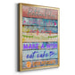 Birthday Rules - Modern Framed Canvas Print