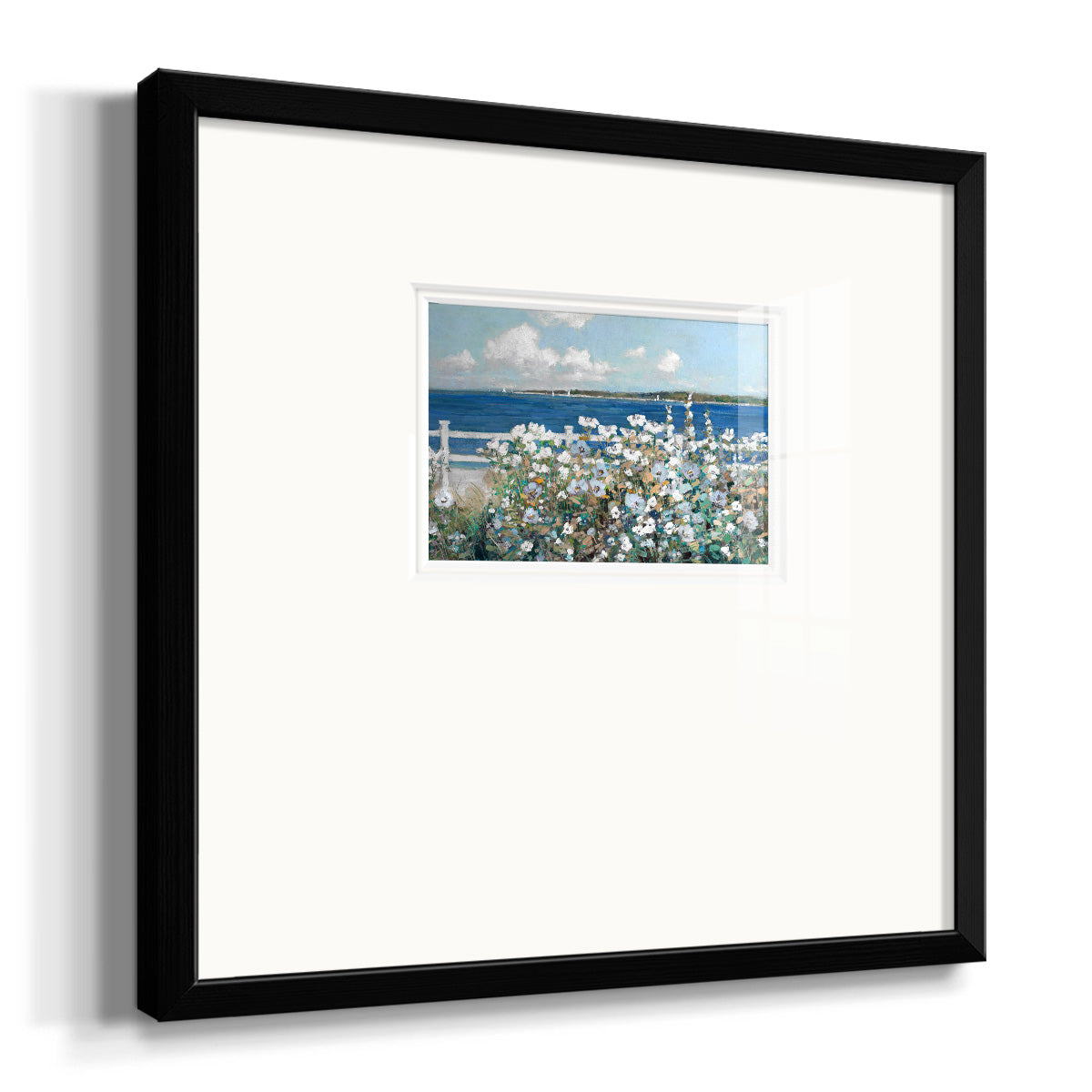 Bayside Garden Premium Framed Print Double Matboard