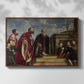 The Vendramin Family Venerating a Relic of the True Cross, c. 1540-1545 - Floater Framed Canvas Print