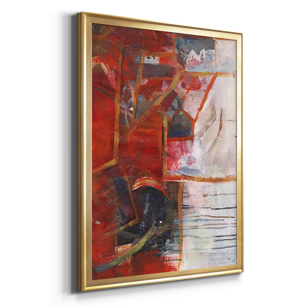 City Life IV - Modern Framed Canvas Print